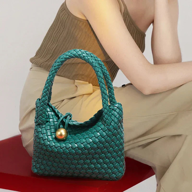 ASTRID™ | ELEGANT VELVET CLUTCH WITH GOLD ACCENTS