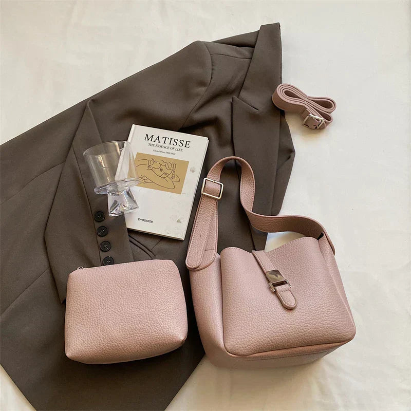 Iris™ – Moderne Skinnlook Bøtteveske