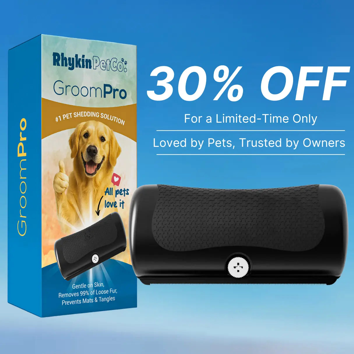 GroomPro™ - The #1 Pet Shedding Solution