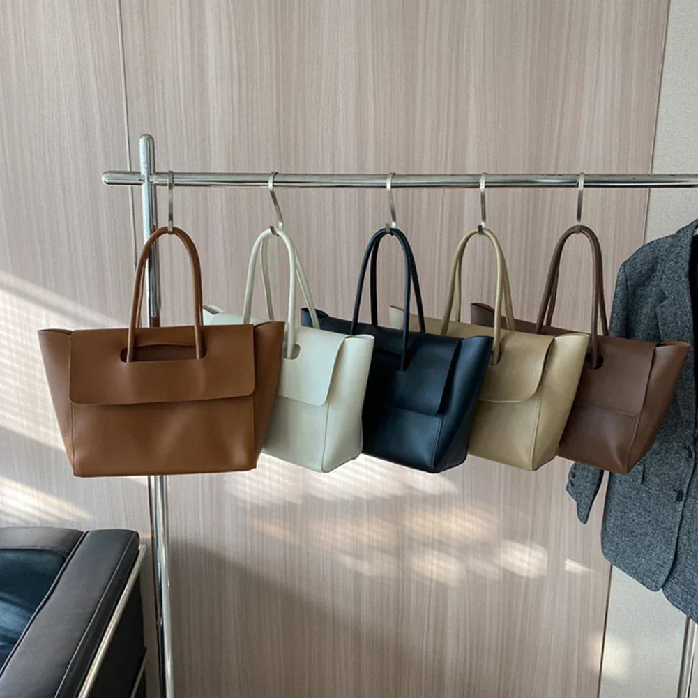 tova™ – Minimalistisk Skulderveske i Kunstlær