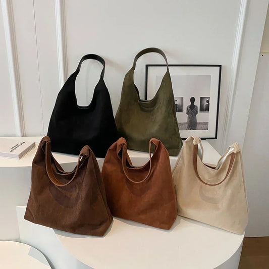 Freja™ – Myk Semsket Skulderveske