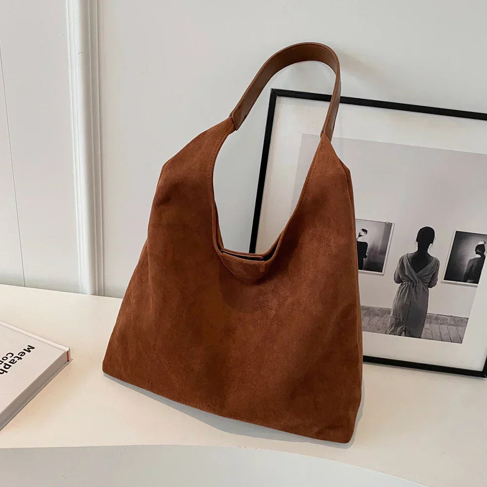 Freja™ – Myk Semsket Skulderveske