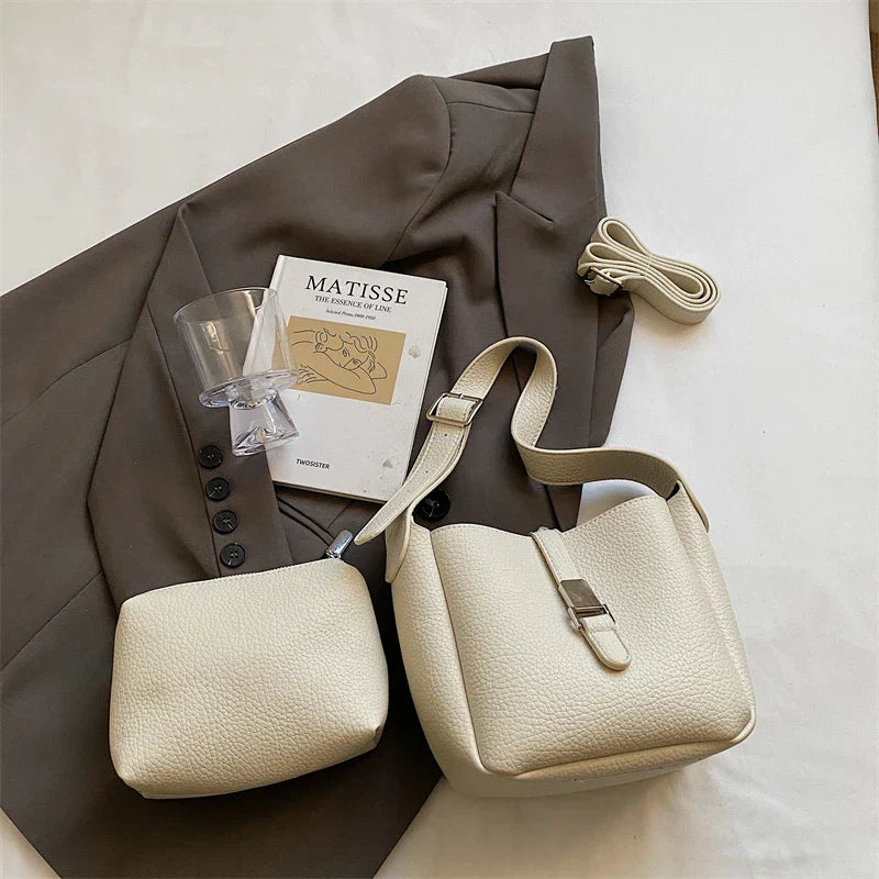 Iris™ – Moderne Skinnlook Bøtteveske